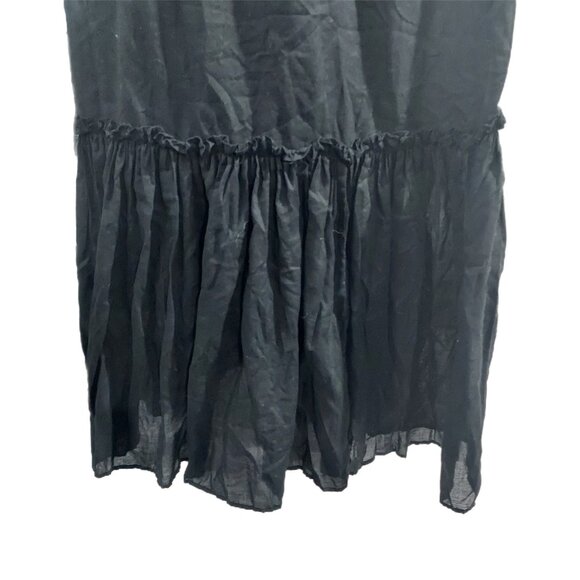 Lucky Brand Peasant Boho Beach Sundress Vneck Ruffled Lined Midi Size L NWT - Picture 14 of 14